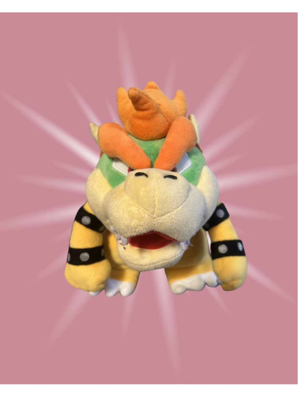 Little Buddy Bowser Plush 10” Super Mario EUC
